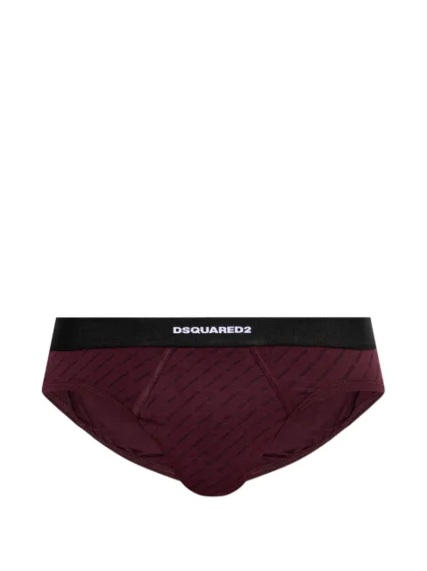 DSQUARED2 logo-print monogram briefs