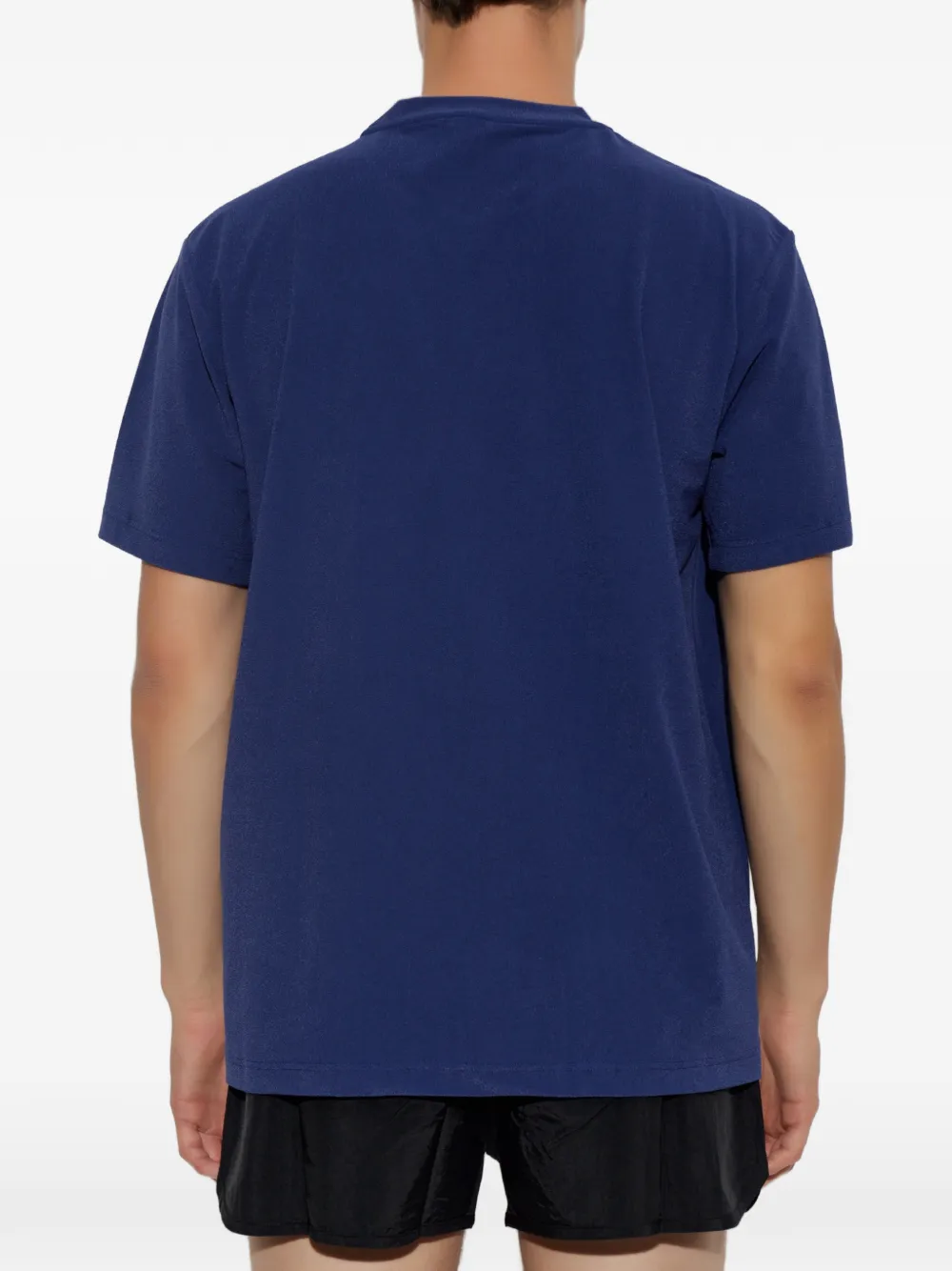 Balmain T-shirt met geborduurd logo Blauw
