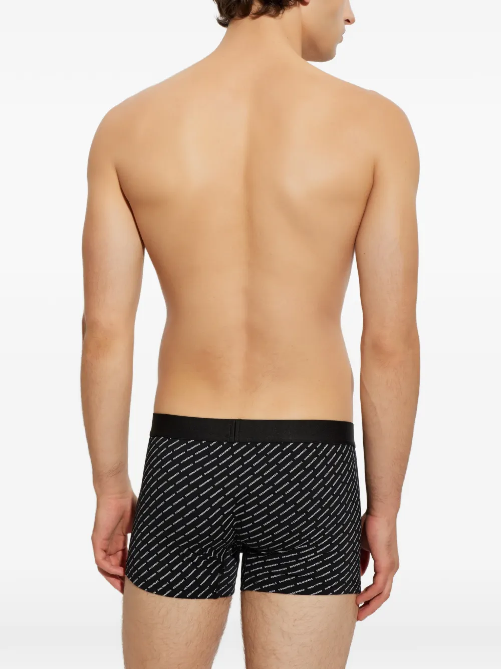 DSQUARED2 Zwembroek met logoprint Zwart