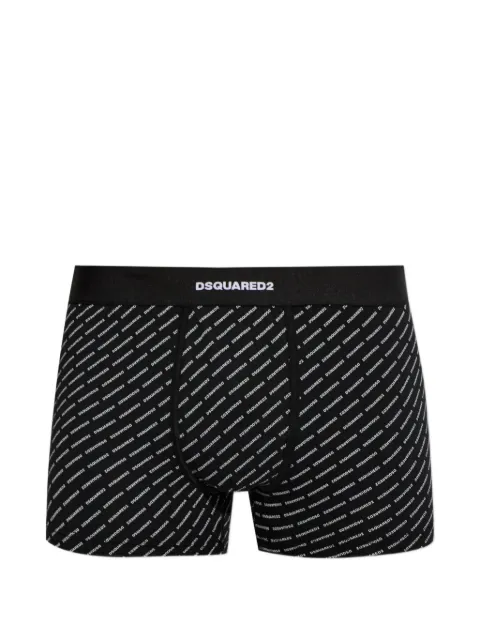 DSQUARED2 logo-print trunks