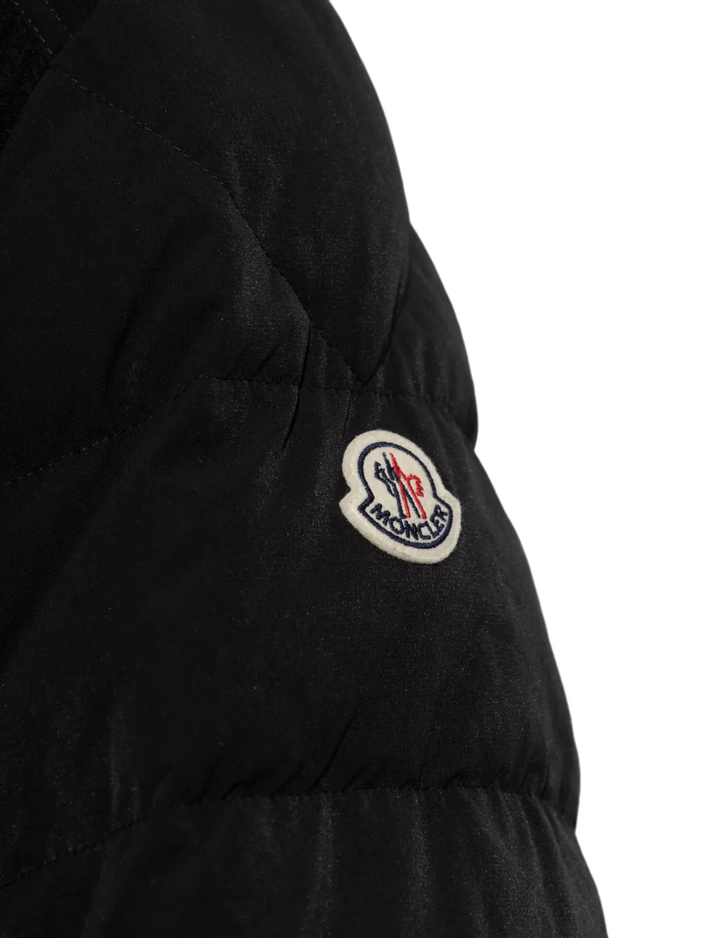 Moncler Pelat hooded puffer jacket Zwart