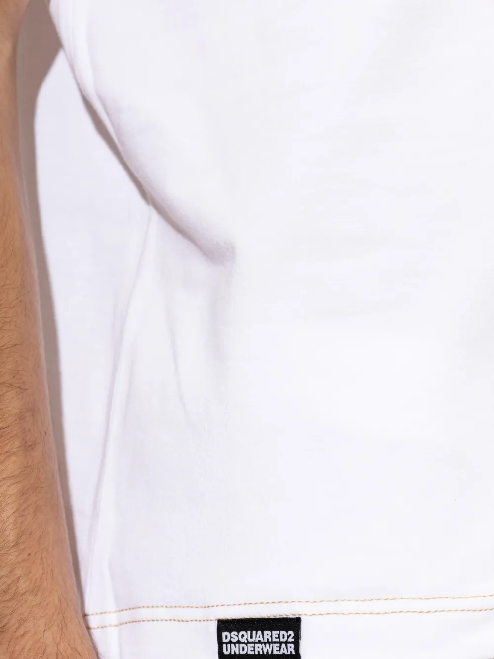 DSQUARED2 T-shirt met V-hals Wit