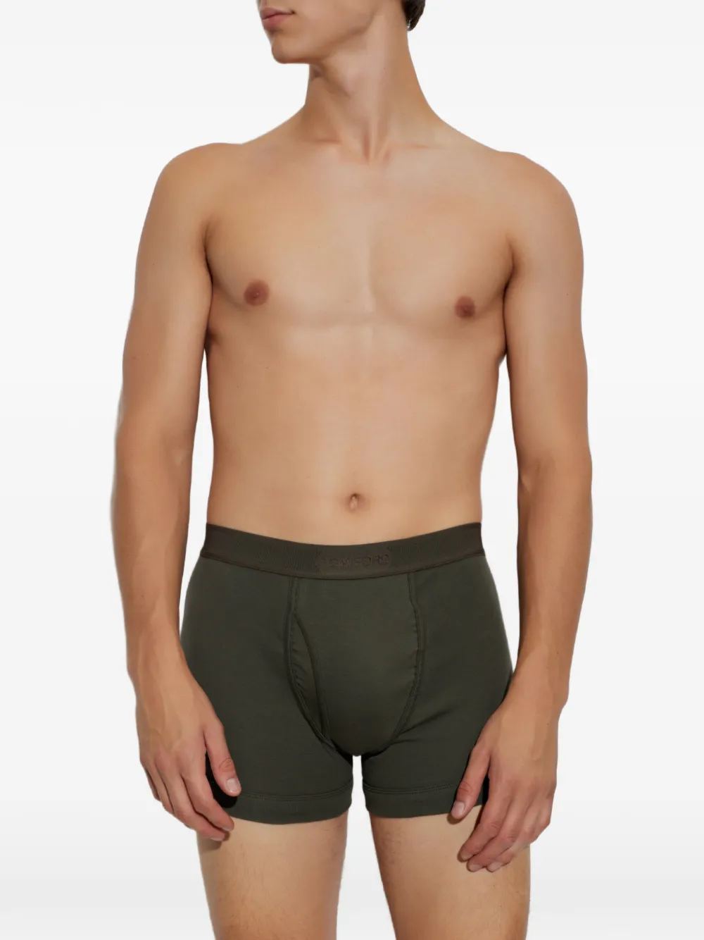 TOM FORD Boxershorts met logoband Groen