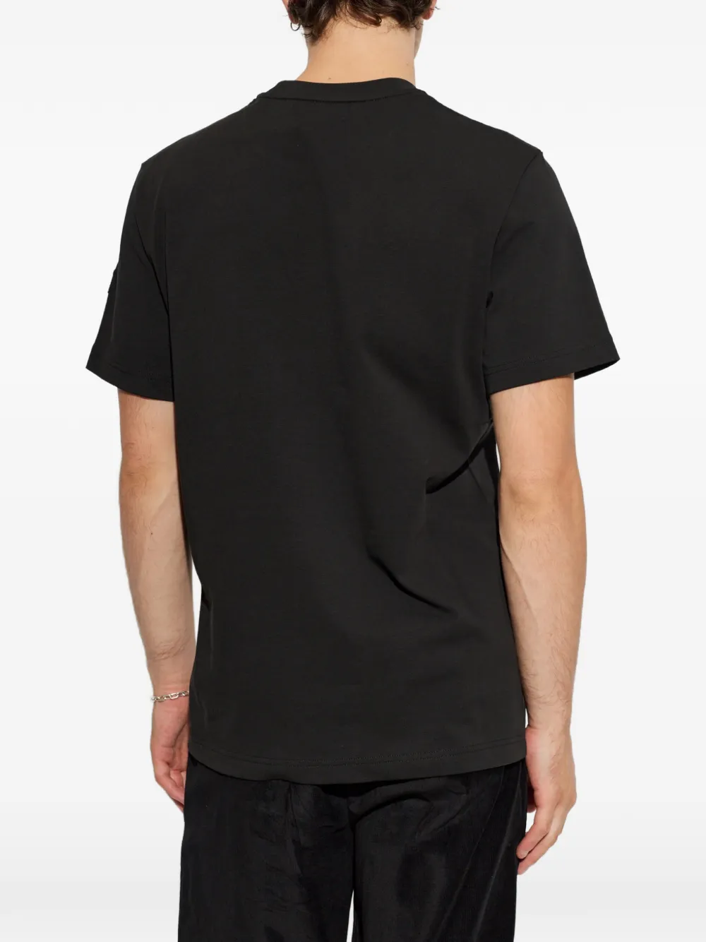 Moncler T-shirt met logopatch Zwart