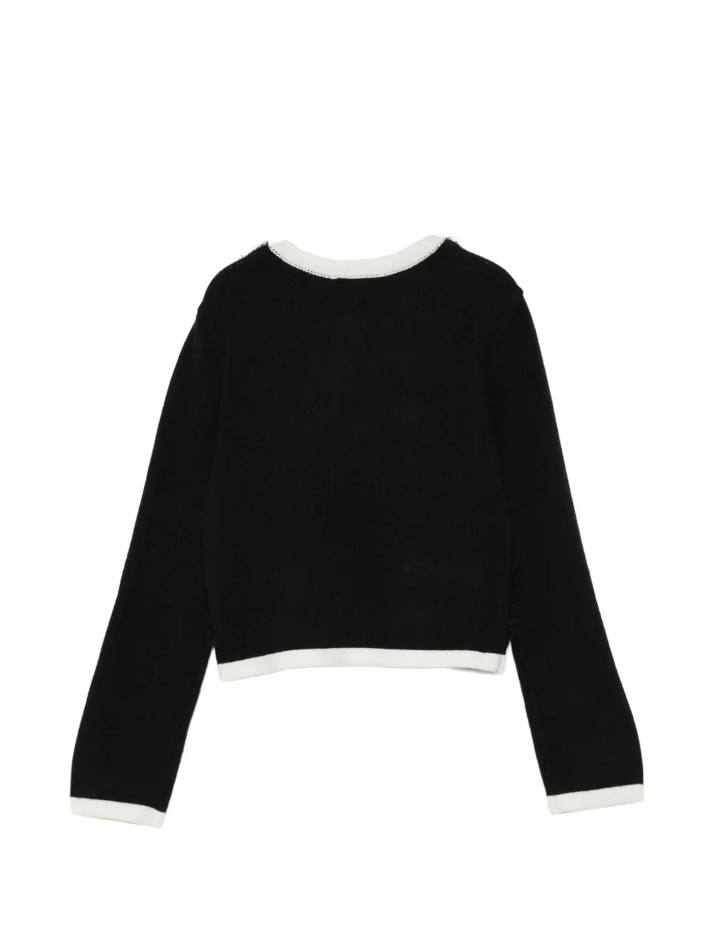 TWINSET Kids Vest van imitatiebont met vlakken Zwart