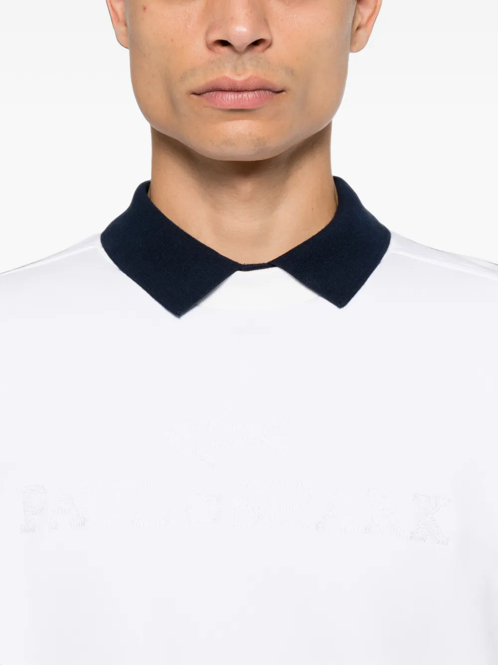 Paul & Shark logo-embroidered sweatshirt Wit