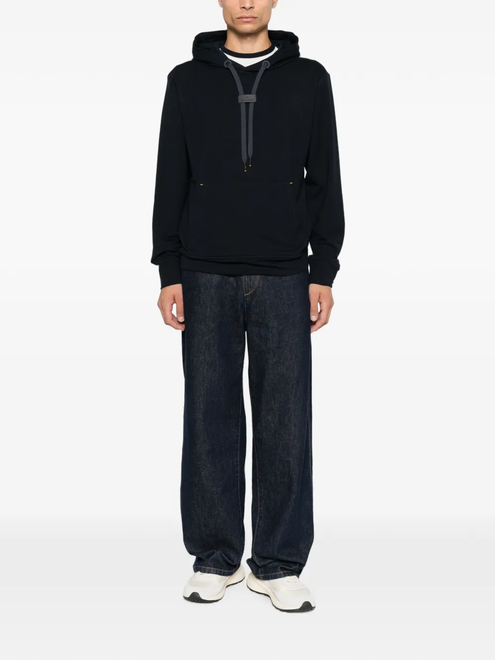 Paul & Shark Hoodie met rits Blauw