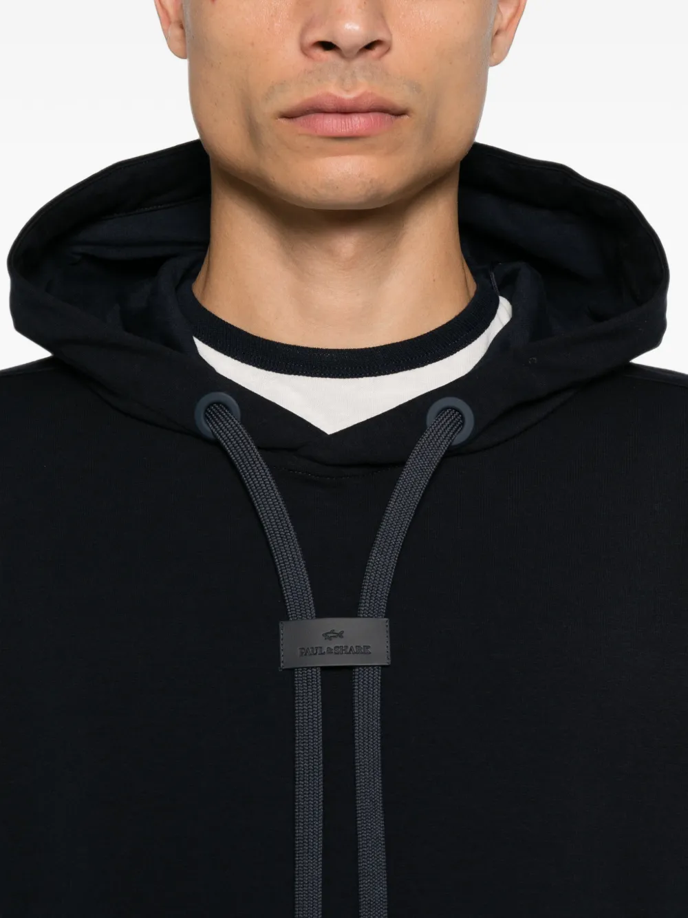 Paul & Shark Hoodie met rits Blauw