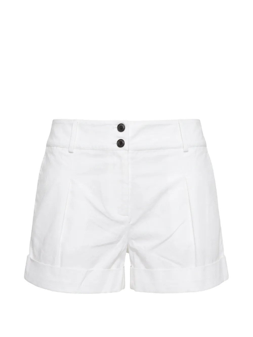 Brandon Maxwell pleated turn-up shorts