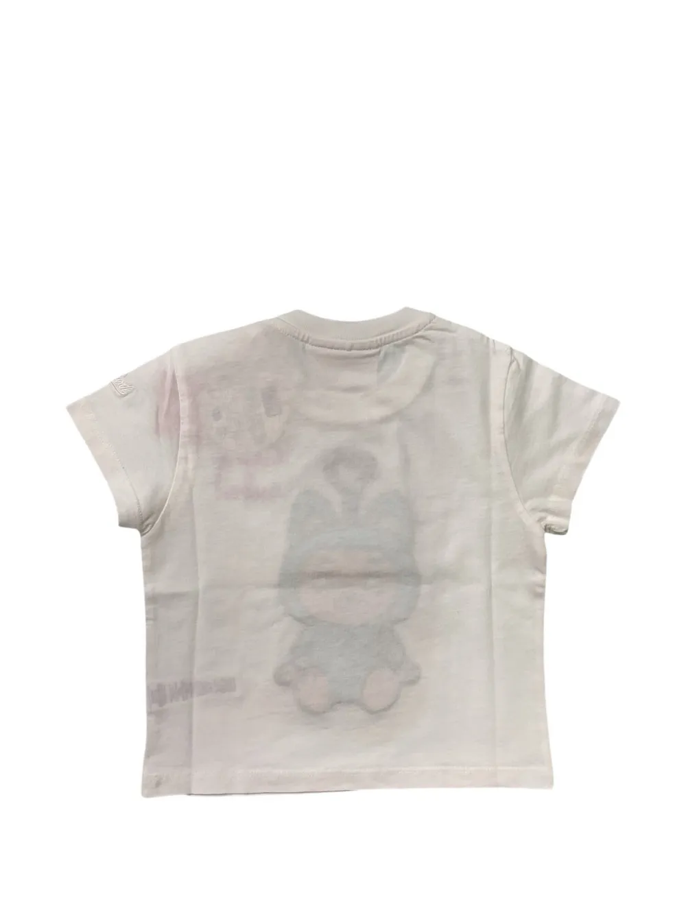 MC2 Saint Barth Kids Elly T-shirt met borduurwerk en puppy-patch Wit