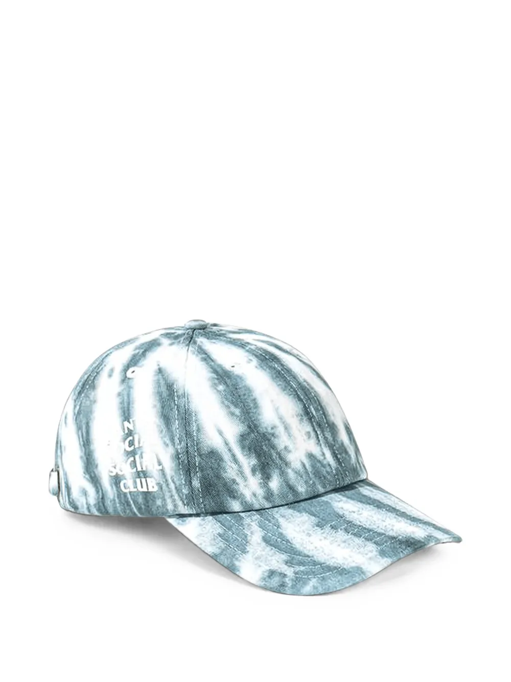 Anti Social Social Club tie-dye logo-print baseball cap - Grigio