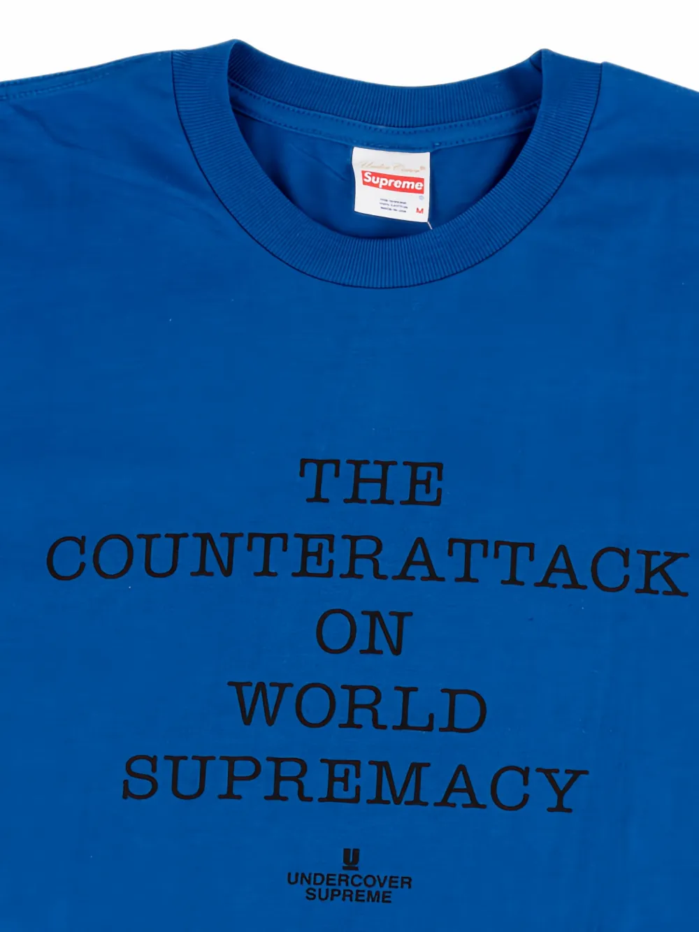 Supreme x Undercover x Public Enemy T-shirt met lange mouwen Blauw