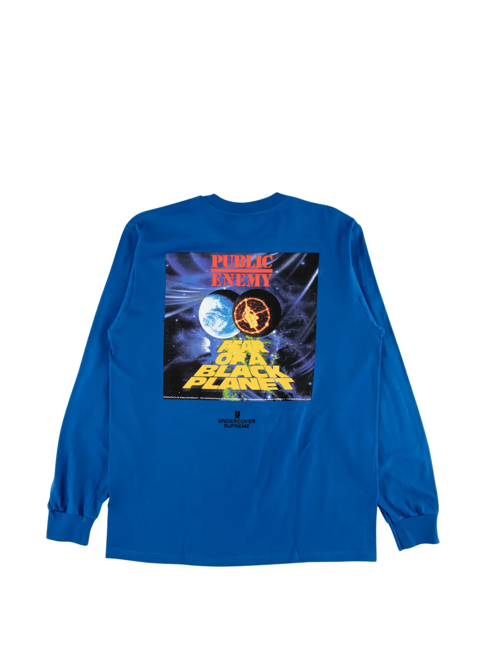 Supreme x Undercover x Public Enemy T-shirt met lange mouwen Blauw