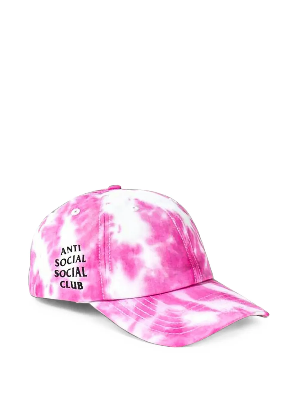 Anti Social Social Club tie-dye logo-print baseball cap - Rosa