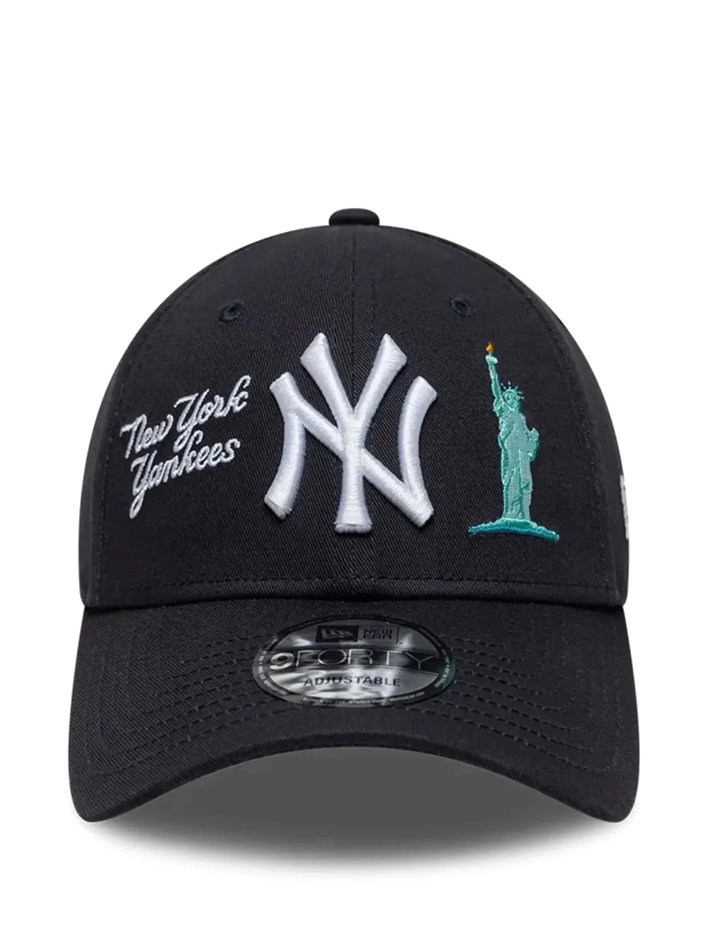 NEW ERA CAP 9Forty Baseballkappe mit Stickerei - Schwarz