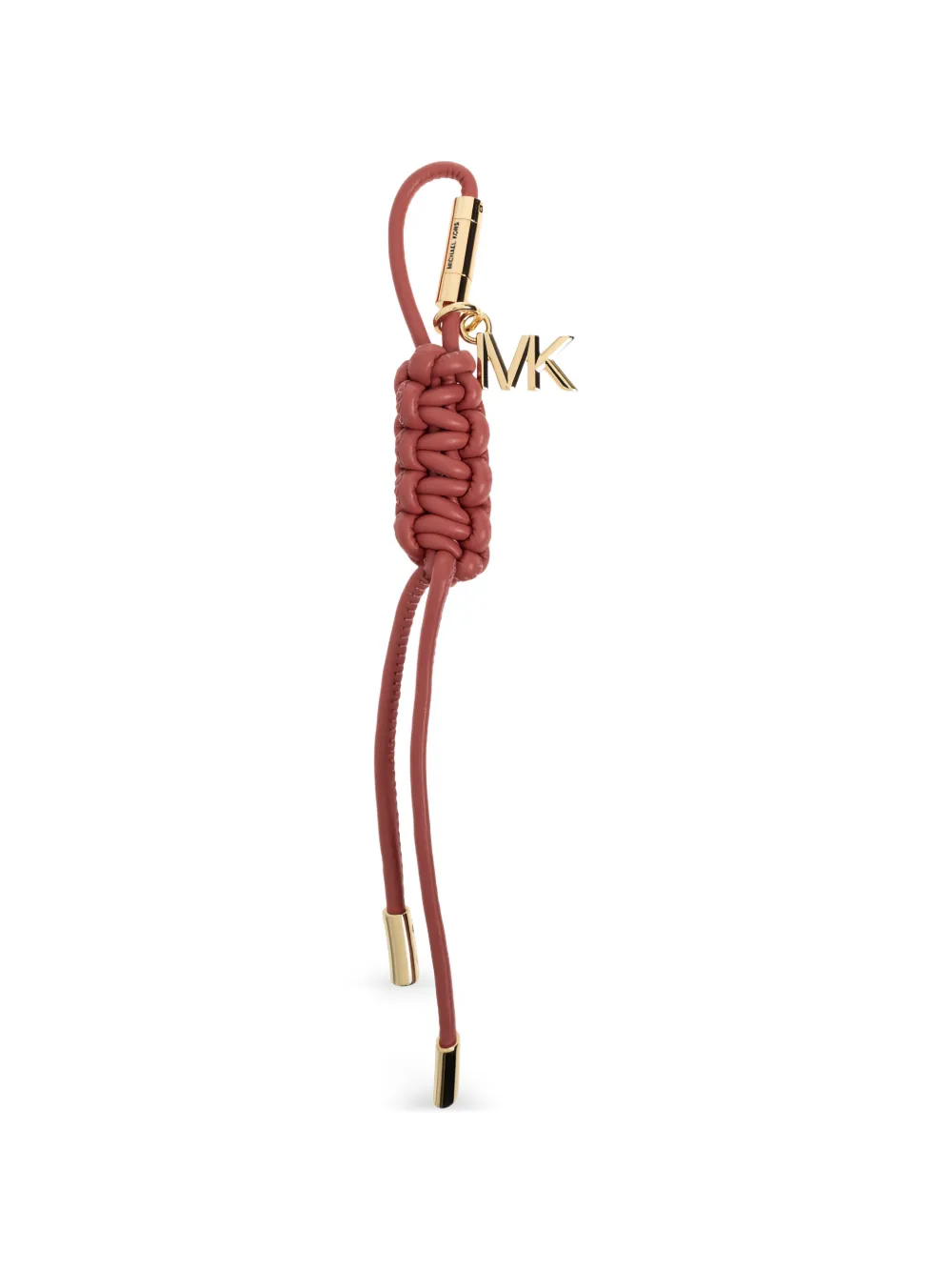 Michael Michael Kors braided MK-logo keyring