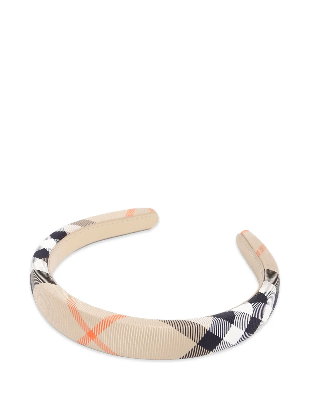 Burberry Geruite haarband Beige