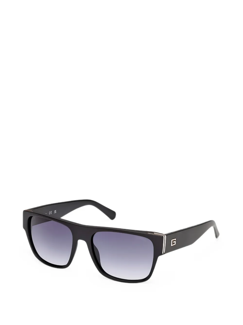 GUESS USA gradient-lens square-frame sunglasses Zwart