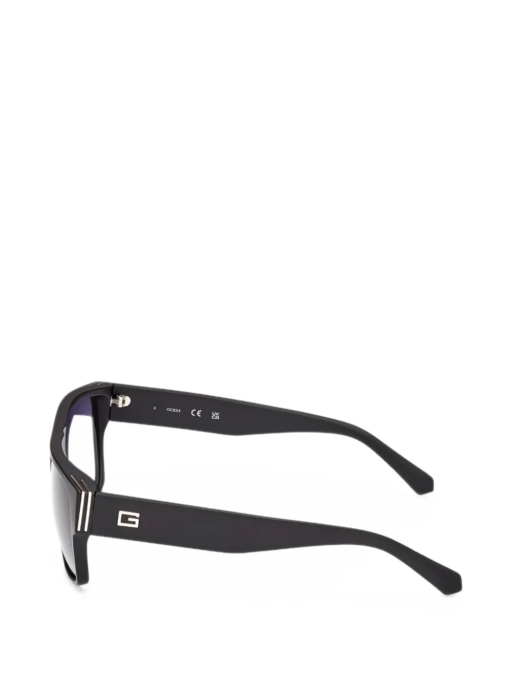 GUESS USA gradient-lens square-frame sunglasses Zwart