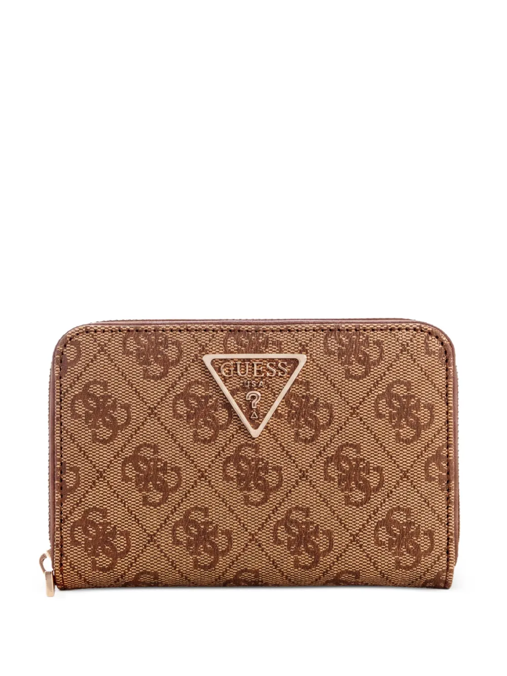 GUESS USA Laurel mini logo-print wallet · One Size
