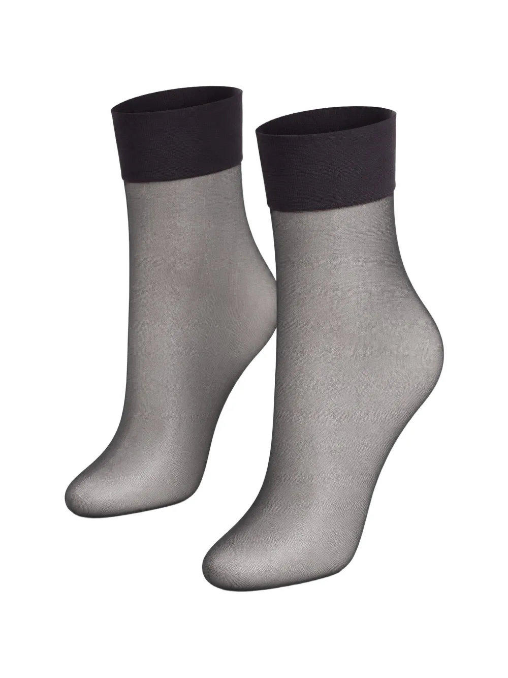 Falke Calzini Shelina 12 semi trasparenti - Nero