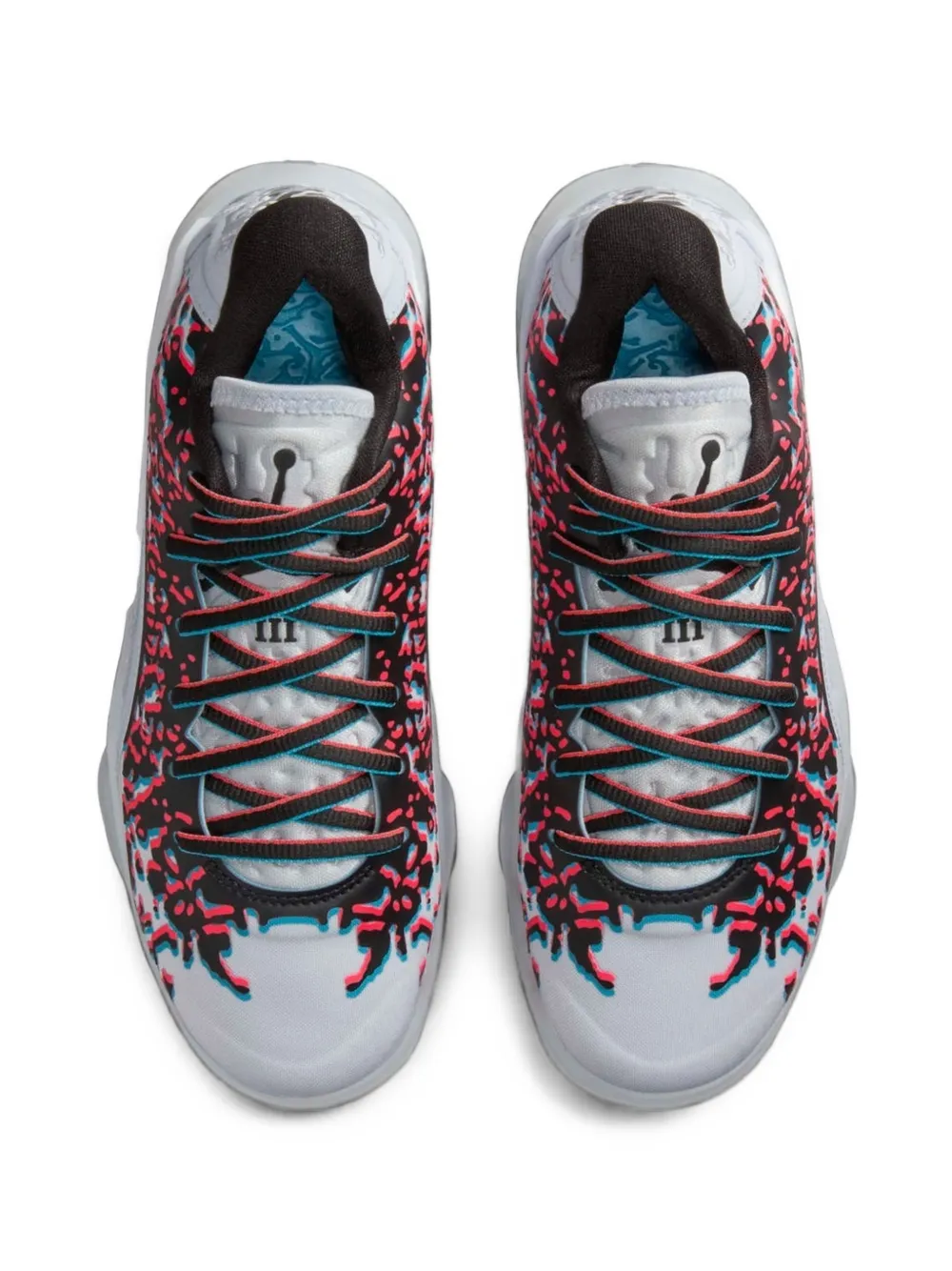 Jordan Kids Zion 3 graphic-print sneakers Grijs
