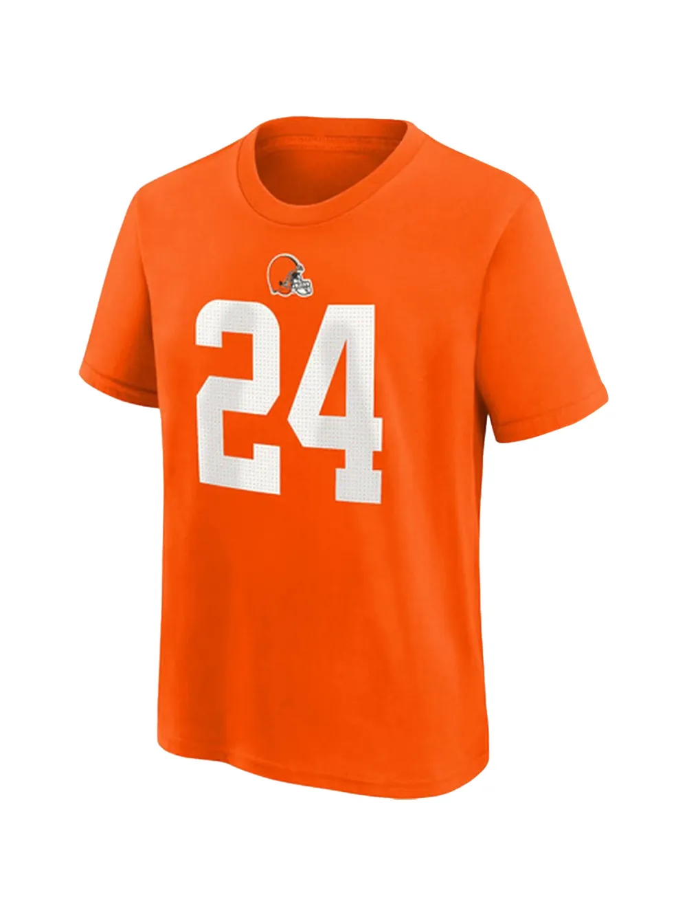 Nike Kids Nick Chubb graphic-print T-shirt - Arancione