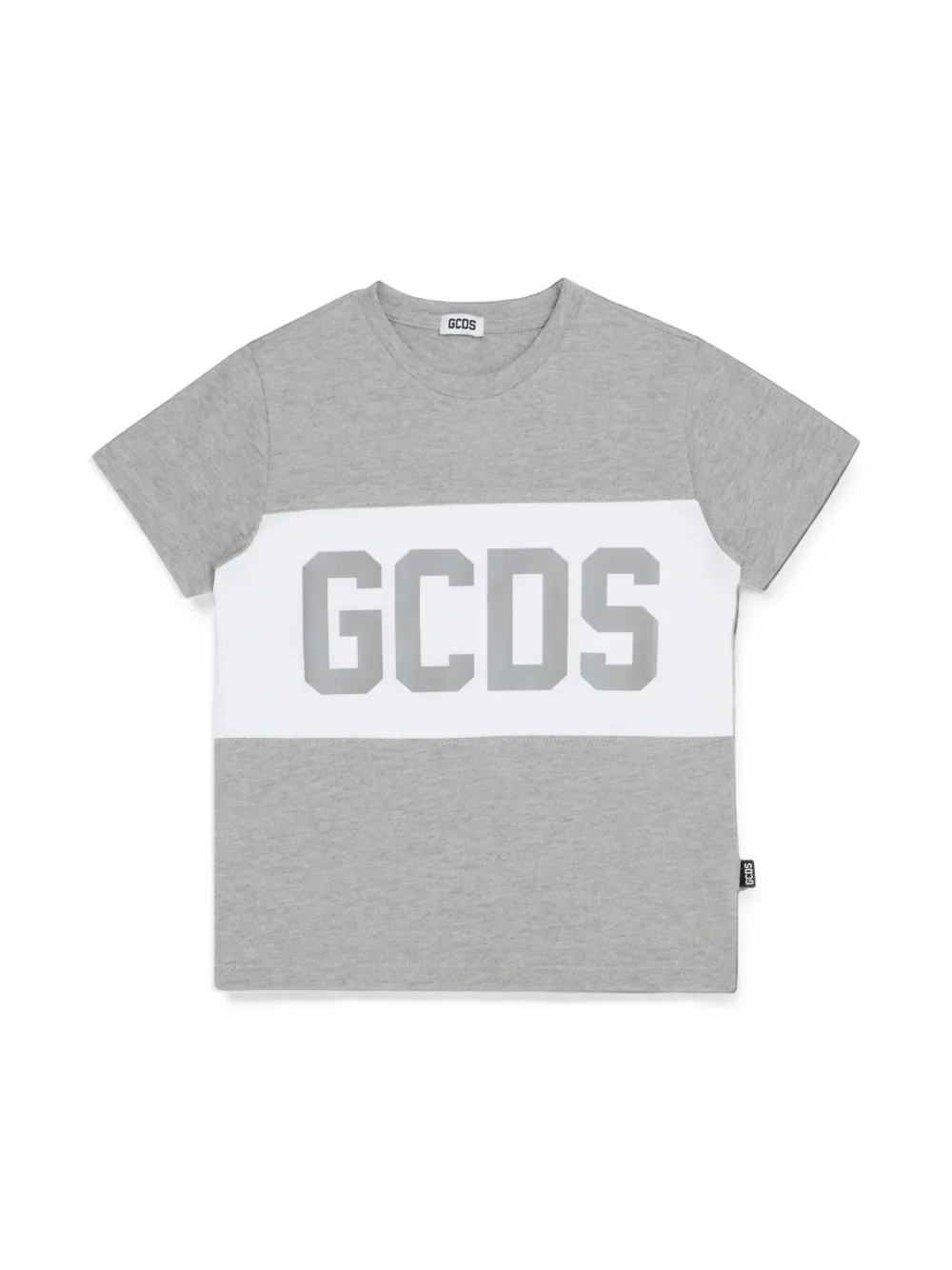 Gcds Kids T-shirt met logoprint Grijs