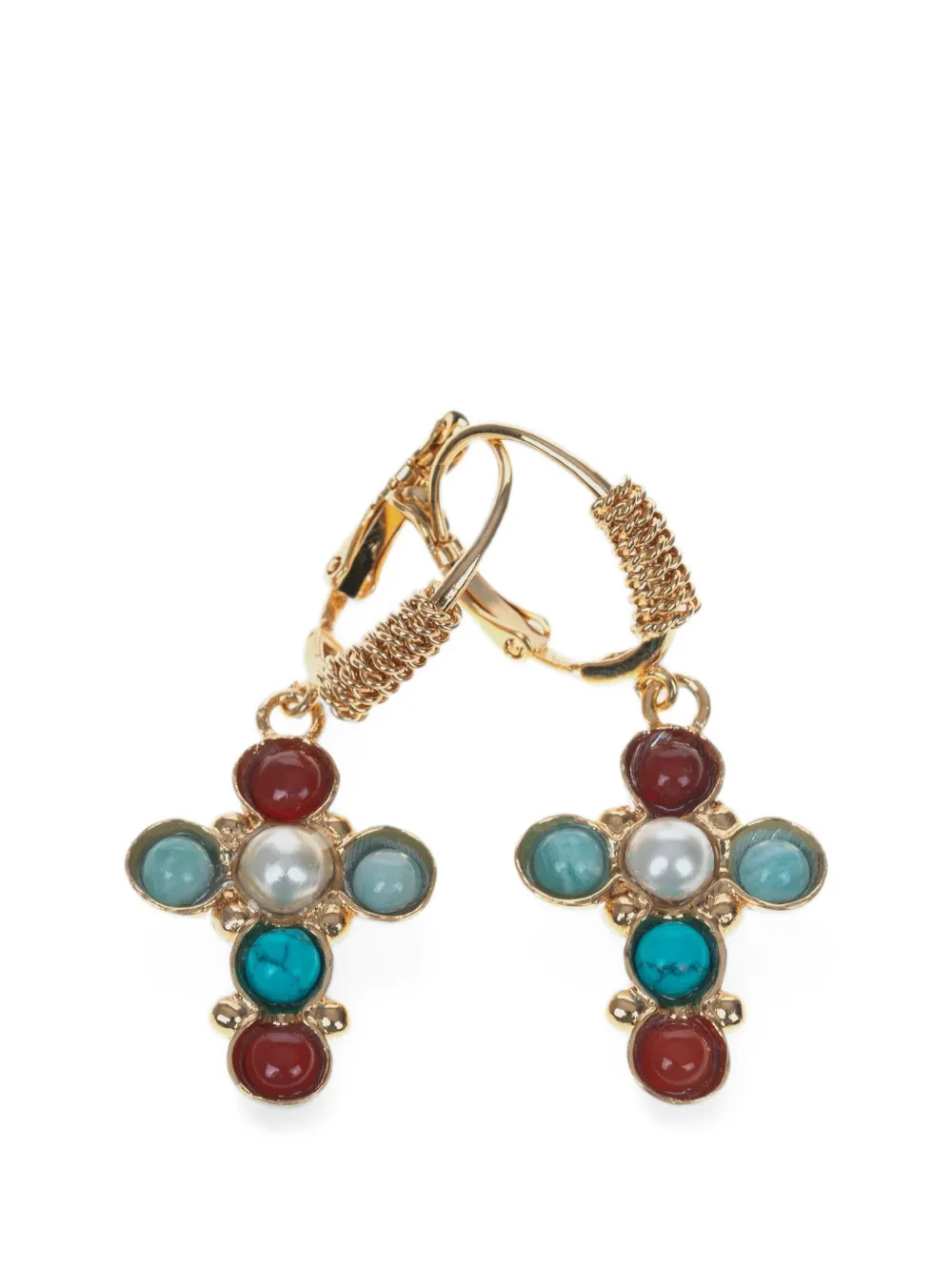 Gas Bijoux Tao Cruzita drop earrings - Gold