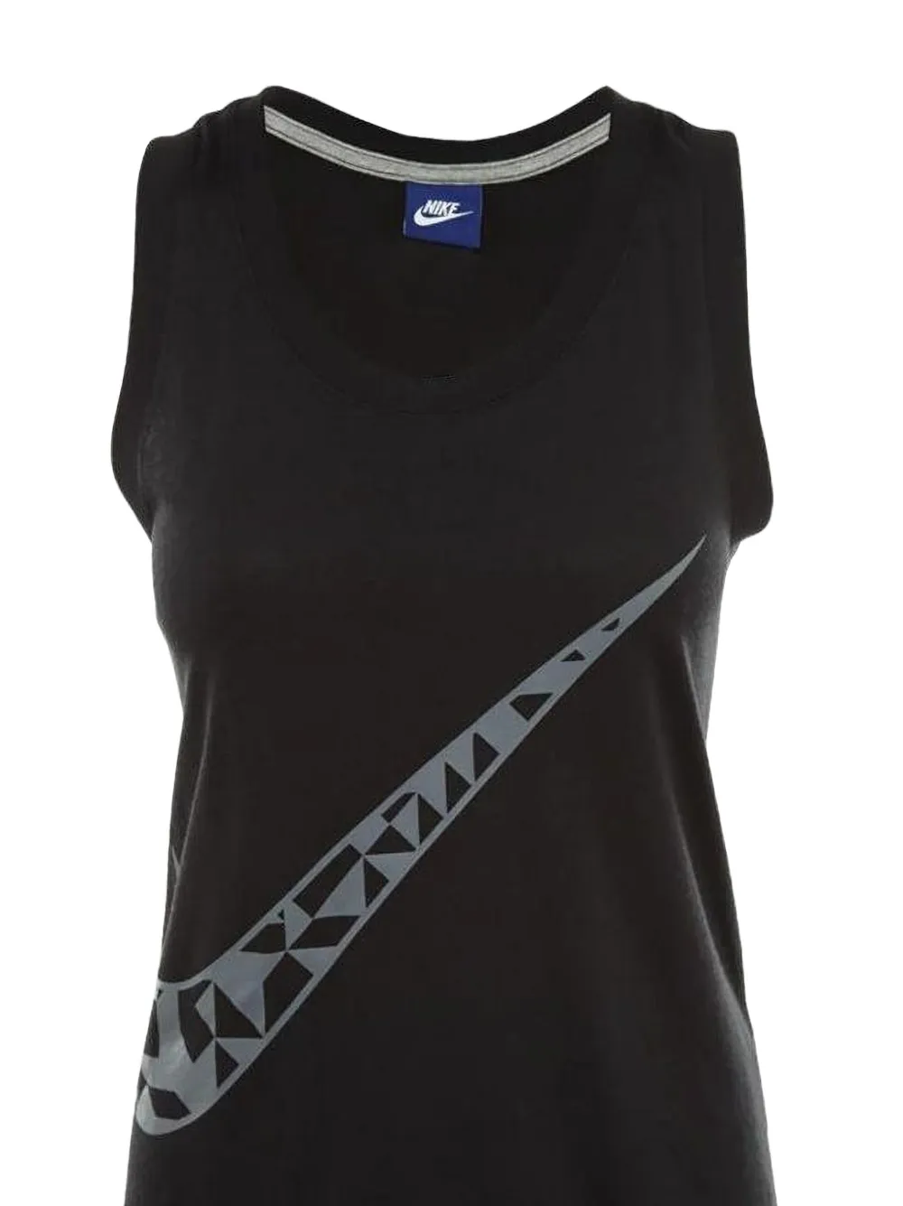 Nike Tanktop met Swoosh-print Zwart