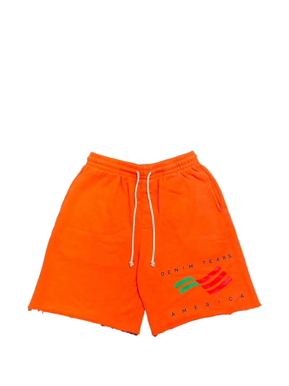 Denim Tears Shorts con logo - Arancione