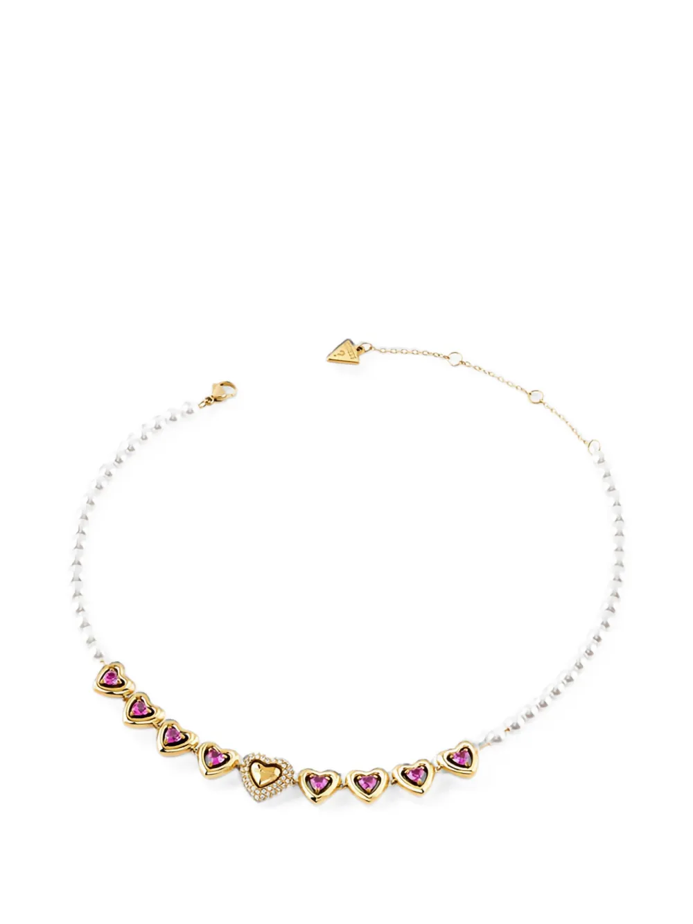 GUESS USA Beloved heart-motif necklace - Oro