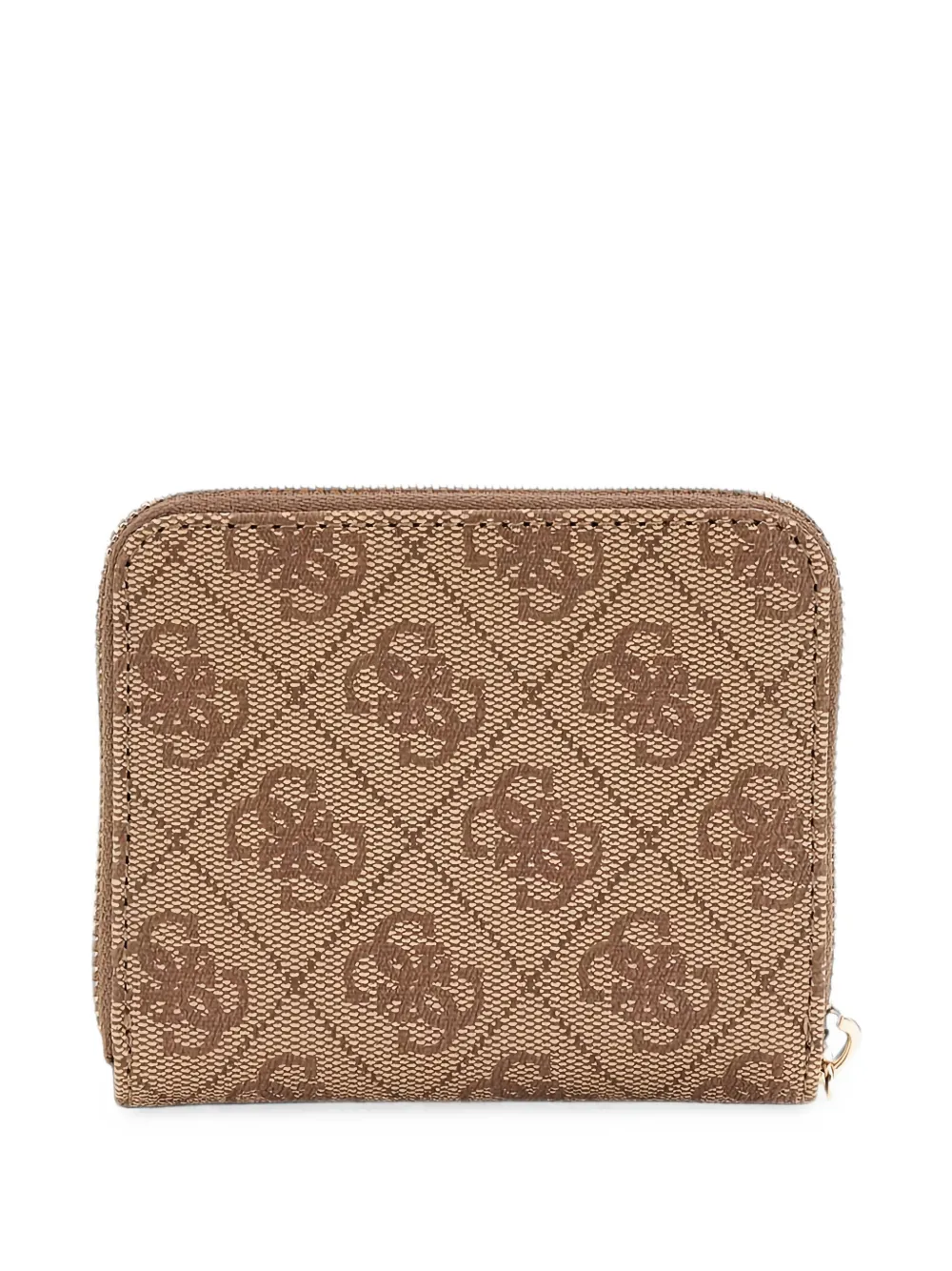 GUESS USA Laurel II portemonnee met monogramprint Beige