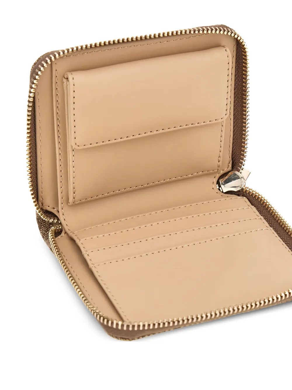GUESS USA Laurel II portemonnee met monogramprint Beige