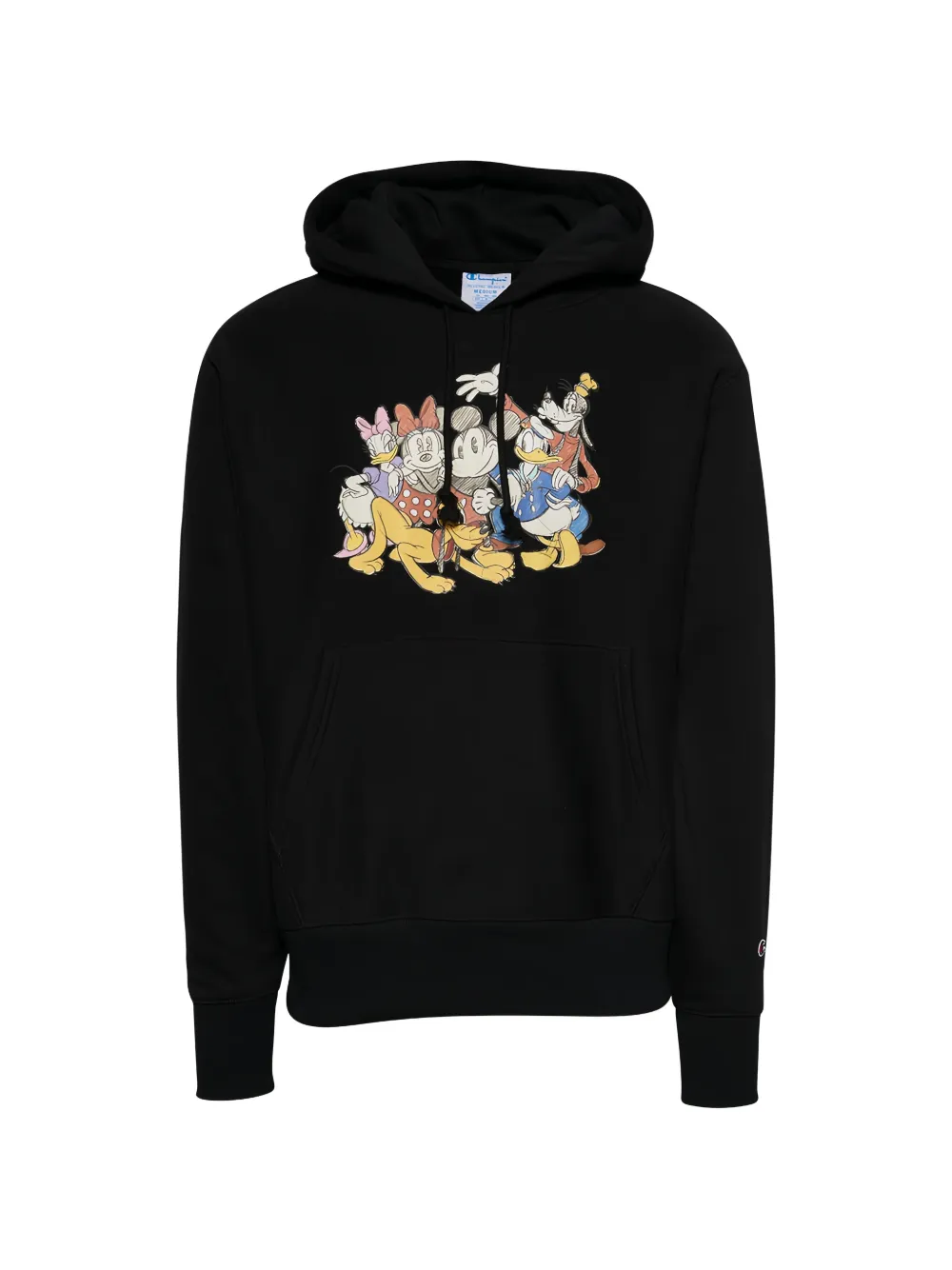 Champion x Disney Felpa Mickey & Friends con cappuccio - Nero