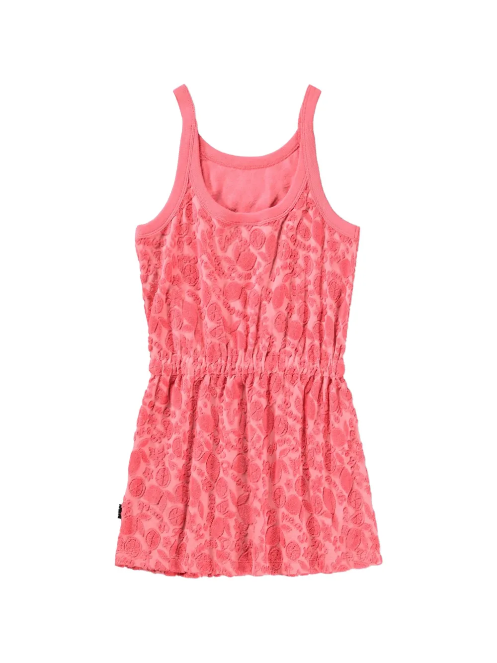 Molo mini-jurk met fruitpatroon Roze