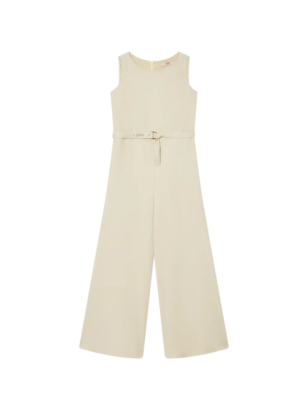 Liu Jo Kids belted sleeveless jumpsuit - Nude