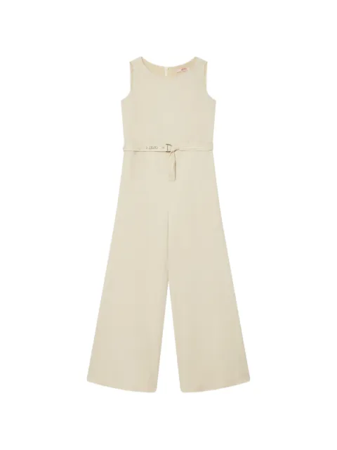 Liu Jo Kids belted sleeveless jumpsuit