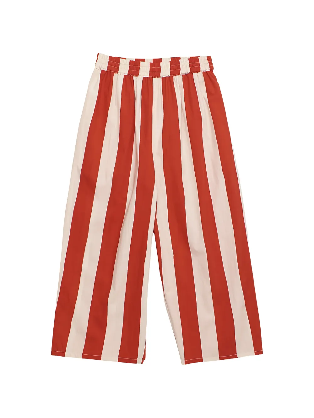 MAISON MANGOSTAN KIDS vertical-stripe trousers - Rosso