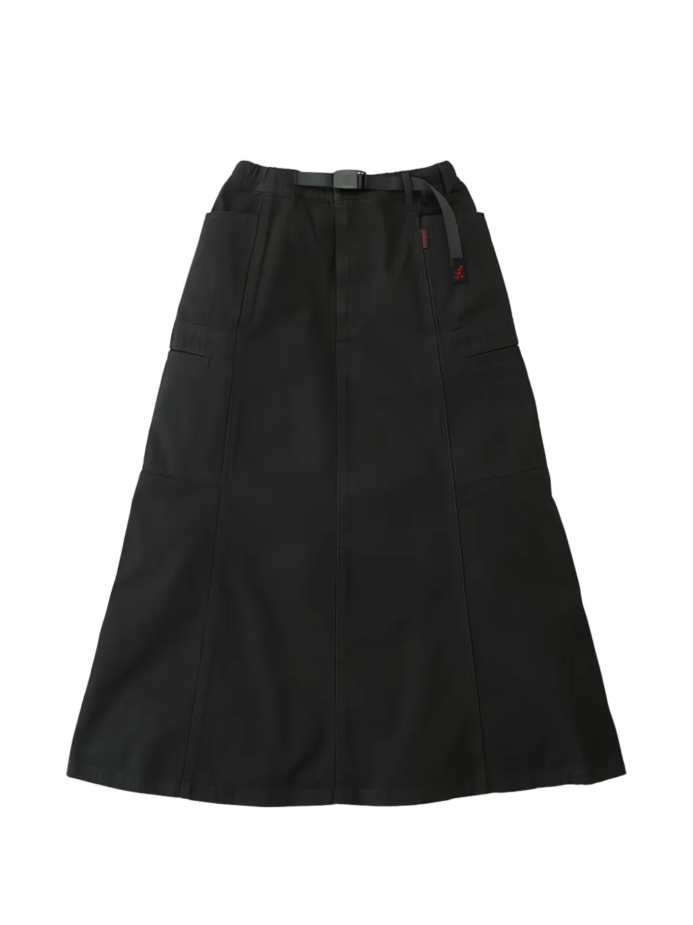 Gramicci Voyager panelled midi skirt - Nero