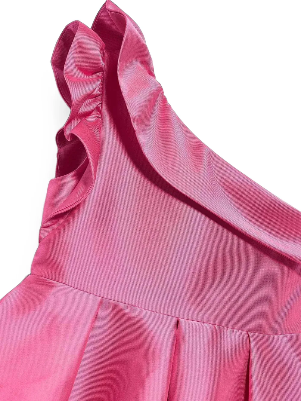 Abel & Lula Asymmetrische jurk met ruches Roze