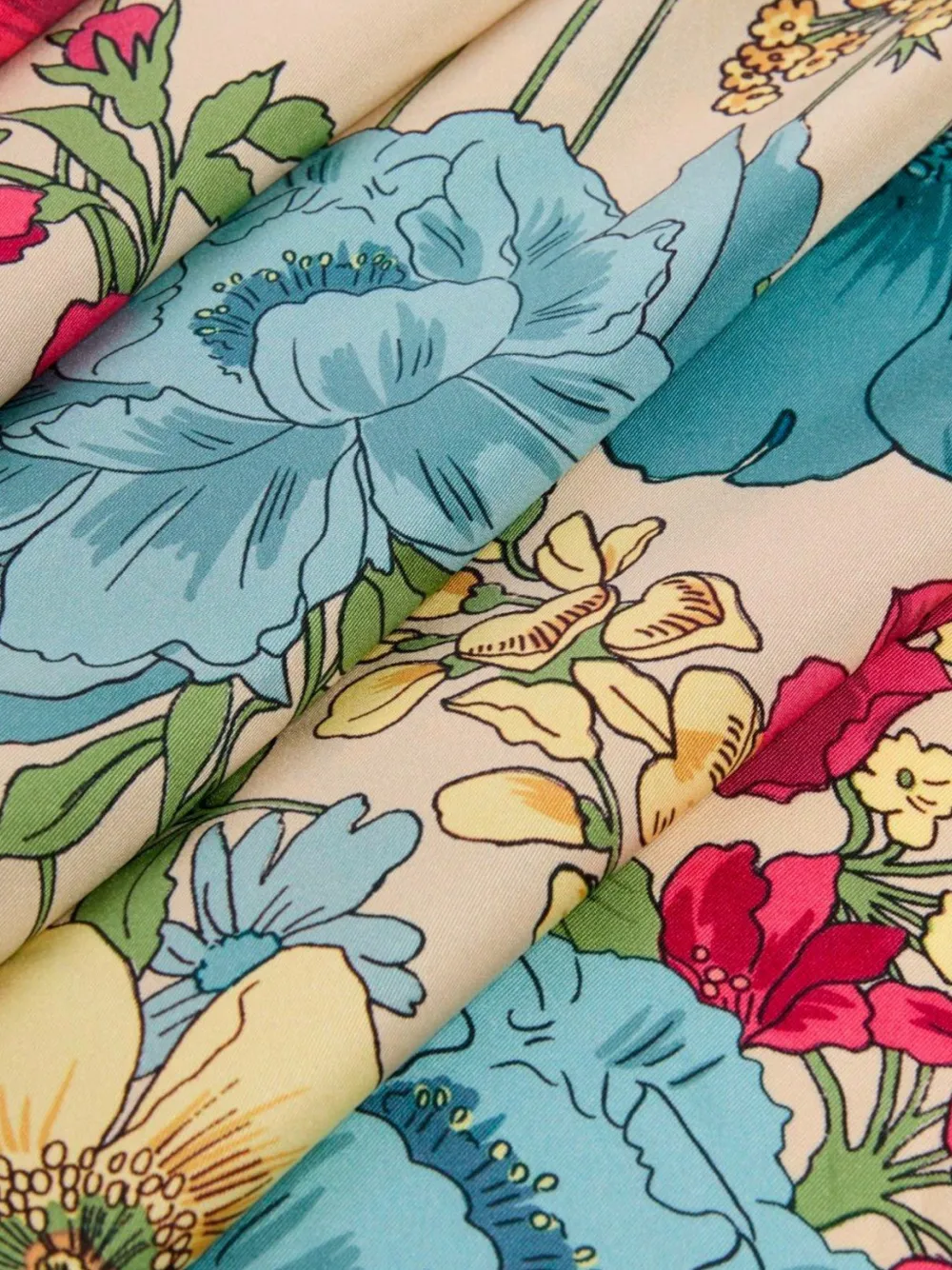 Weekend Max Mara Sjaal met bloemenprint Beige