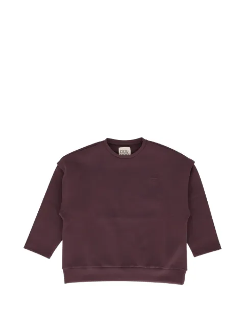 Doudou et Compagnie logo-embossed jersey sweatshirt