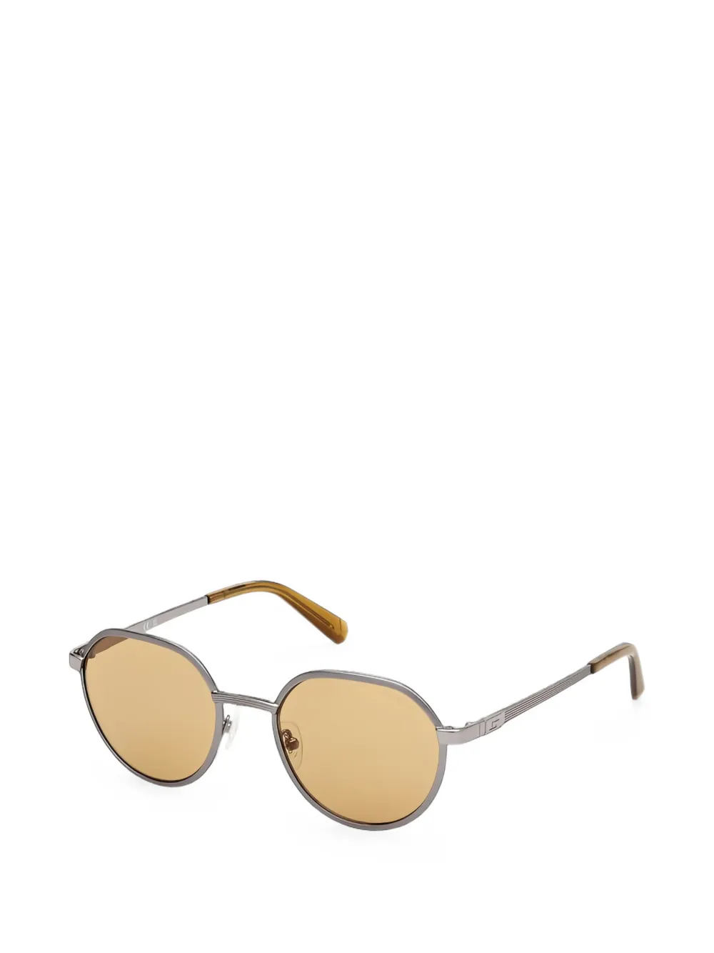 GUESS EYEWEAR Zonnebril met geometrisch montuur Grijs