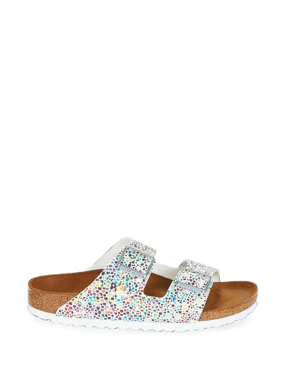 Birkenstock Arizona buckle-fastening slides - Bianco