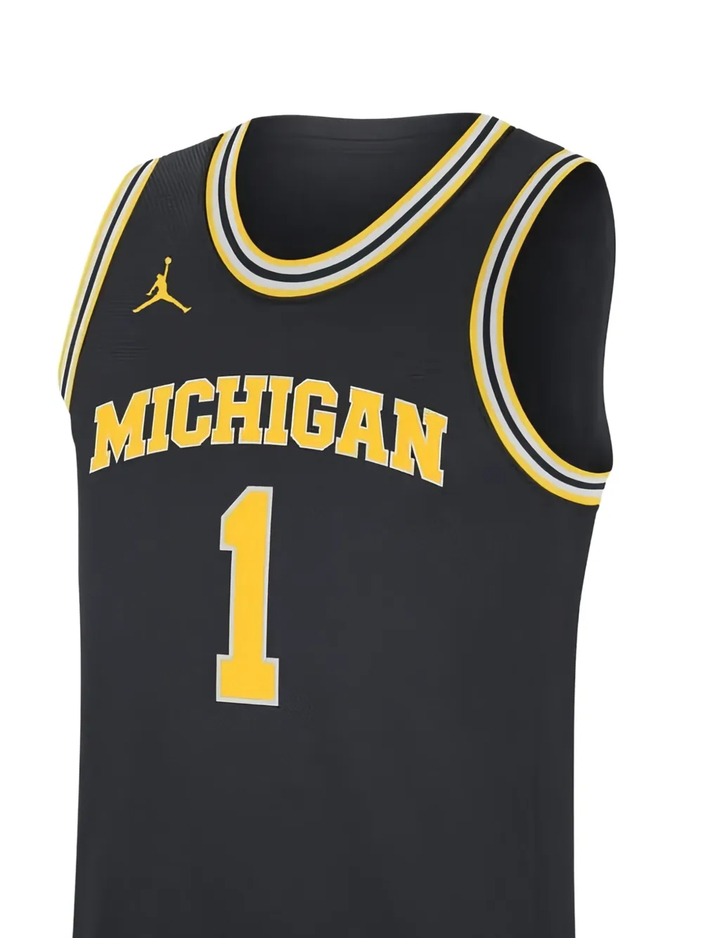 Jordan Michigan Wolverines jersey Zwart