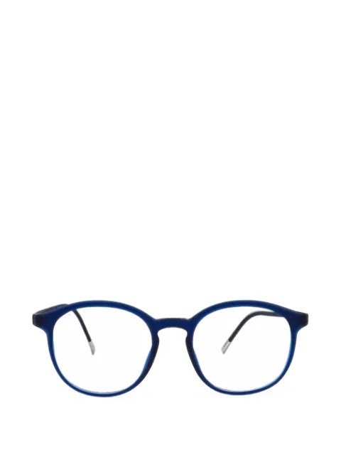 Silhouette matte-finish round-frame glasses