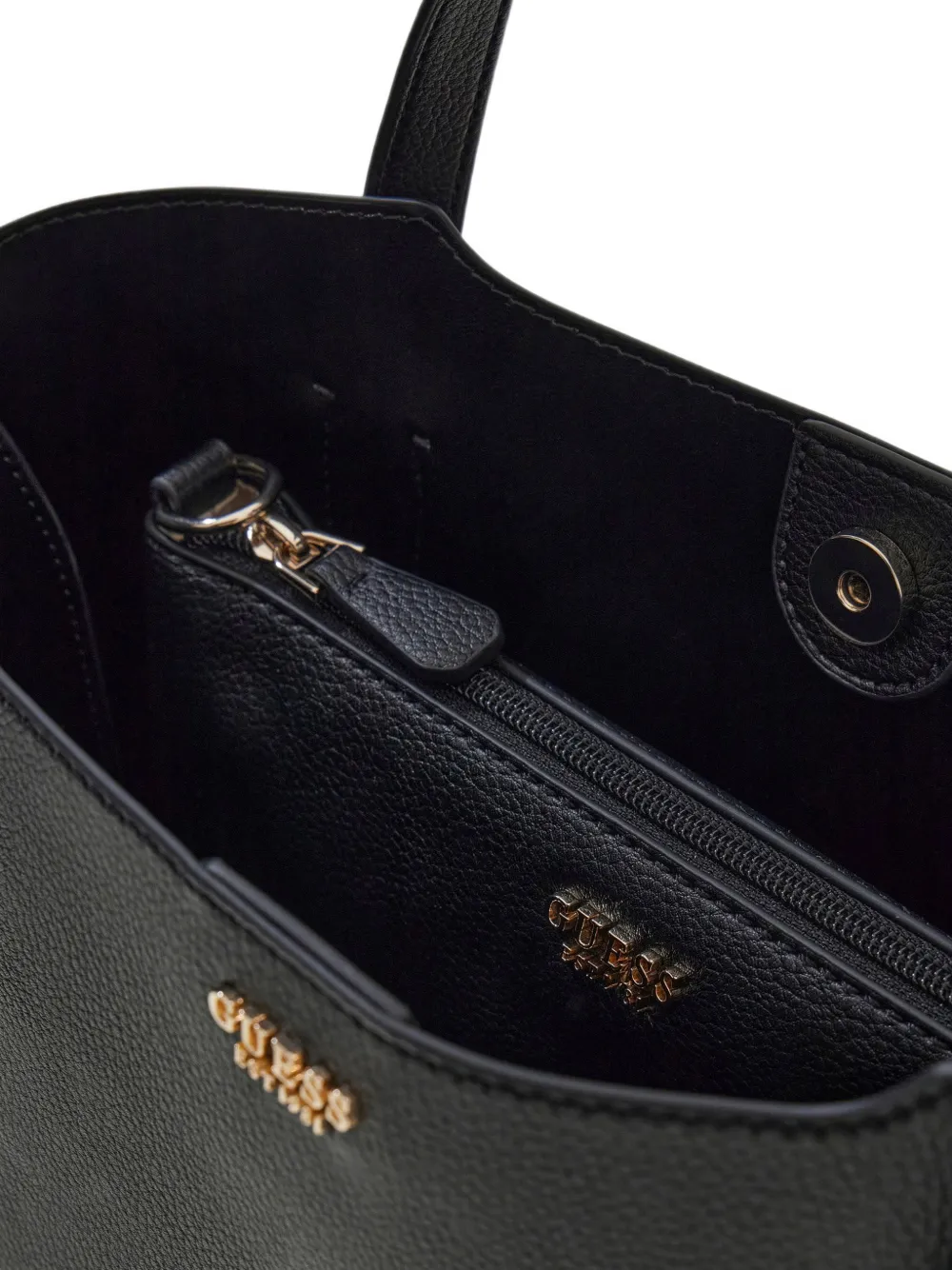 GUESS USA Melody shopper met bewerkte textuur Zwart
