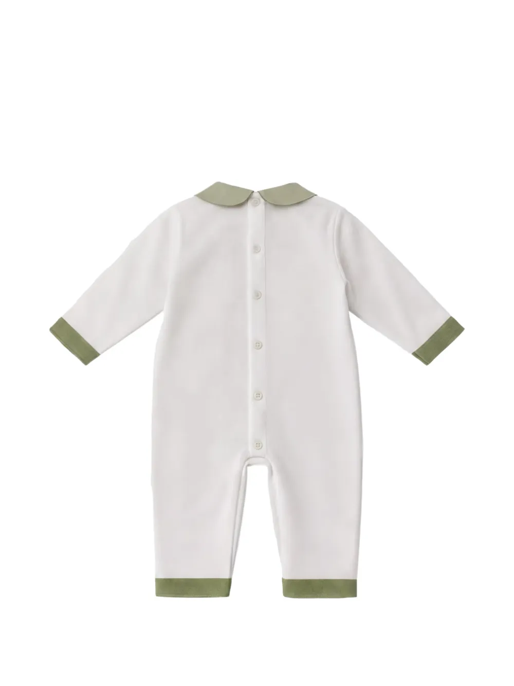 Colorichiari Gebreide romper met strikdetail Wit