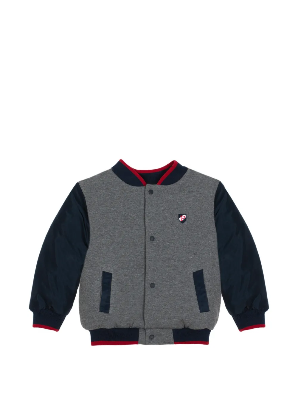Patachou Jacke mit Logo-Patch - Grau